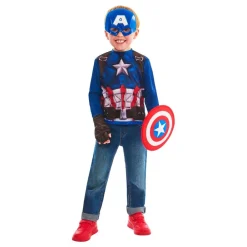 Hot Rubies Netherland B.V. Captain America Udklædningskit til Børn Gaveæske