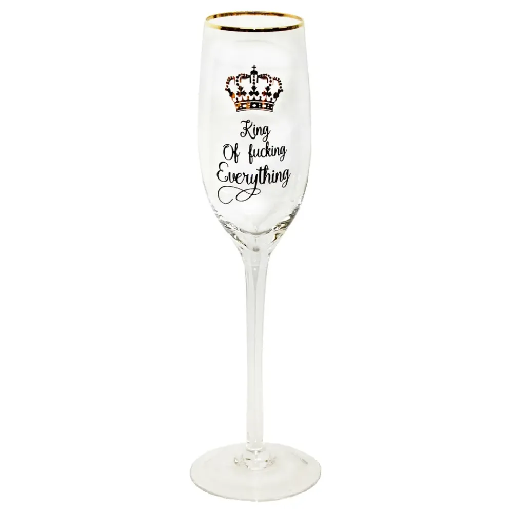 Inter Agenturer AB Champagneglas King of Everything - Drikkeglas