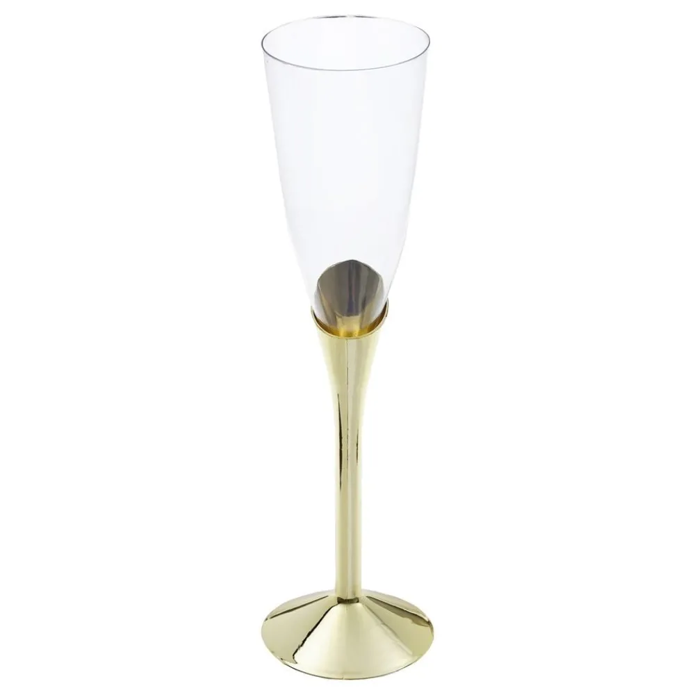 Santex Champagneglas med Guldfod - Oppyntning|Borddækning