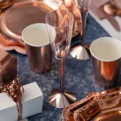 Sale Santex Champagneglas med Rosaguldfod