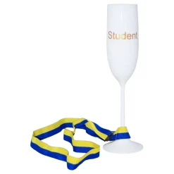 Sale Hisab/Joker Company AB Champagneglas Student med Bånd
