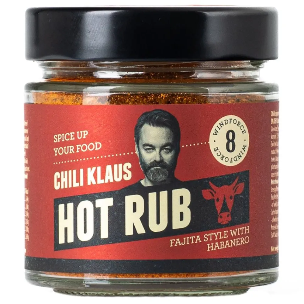 Chili Klaus A/S Chili Klaus Hot Rub Fajita Style Habanero - Kolonial