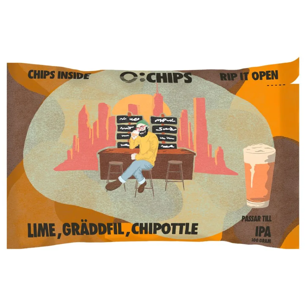 USA Godis AB Ö-Chips IPA Lime Creme Fraiche Chipotle - Snacks