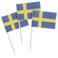 Papstar Sverige AB Cocktailflag Sverige - Oppyntning|Bagning