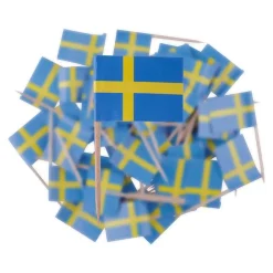 Partyking AB Cocktailflag Sverige - Flag|Oppyntning
