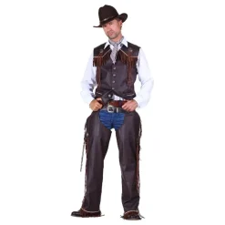 Best Thetru B.V. Cowboy Chaps Herre Brun Deluxe