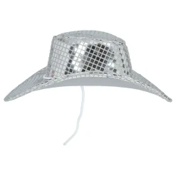 Discount Fiestas Guirca, S.L Cowboyhat Disco Sølv