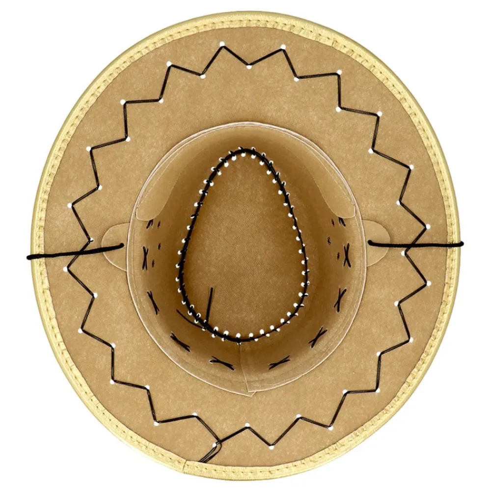 Boland Party Partners B.V. Cowboyhat Guld med Sømme - Kostumetema|Hatte