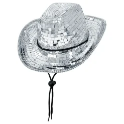 Partyking AB Cowboyhat med Spejle - Tilbehør|Hatte