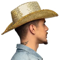Boland Party Partners B.V. Cowboyhat Rodeo Guld - Oppyntning|Kostumetema
