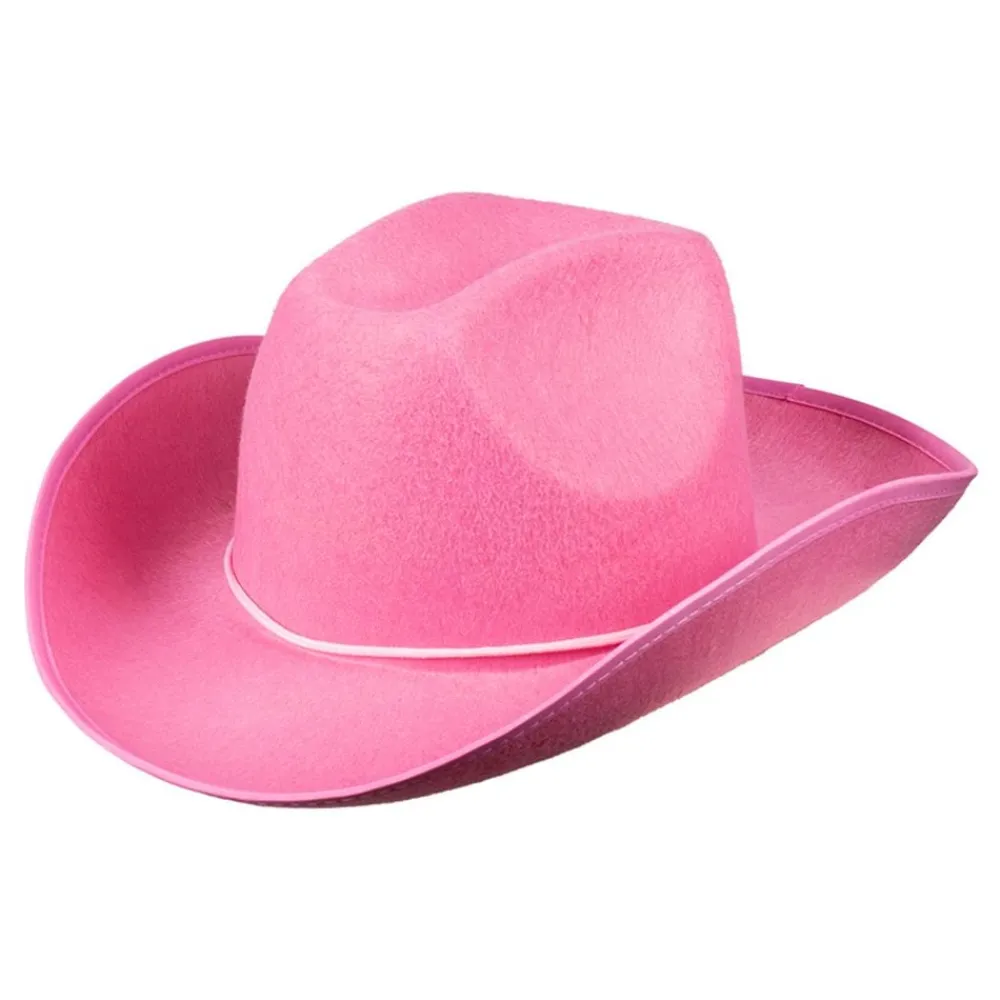 Boland Party Partners B.V. Cowboyhat Rodeo Lyserød - Hatte