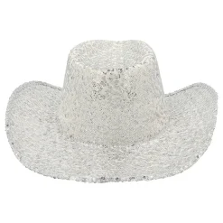 Boland Party Partners B.V. Cowboyhat Rodeo Sølv - Kostumetema|Hatte