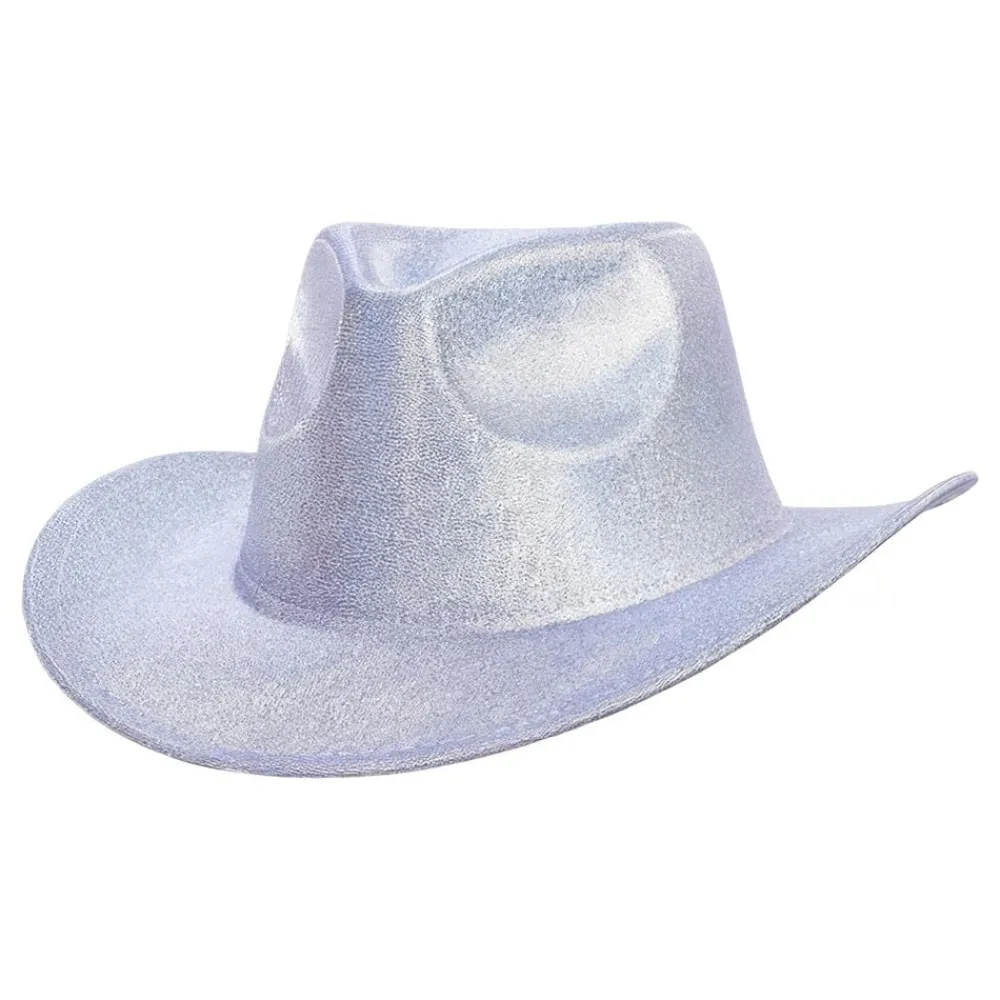 CHAKS Cowboyhat Skinnende Lilla - Kostumetema|Hatte
