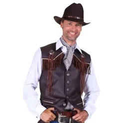 New Thetru B.V. Cowboy Vest Herre Brun Deluxe