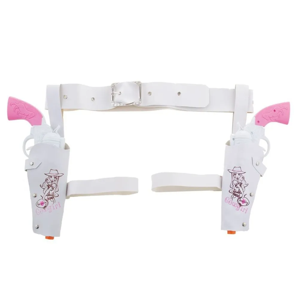 Sale ESPA NV Cowgirl Hylster med Pistoler Hvid/Rosa