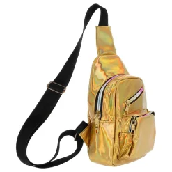 Boland Party Partners B.V. Crossbody Taske Holografisk Guld - Tøj|Tilbehør