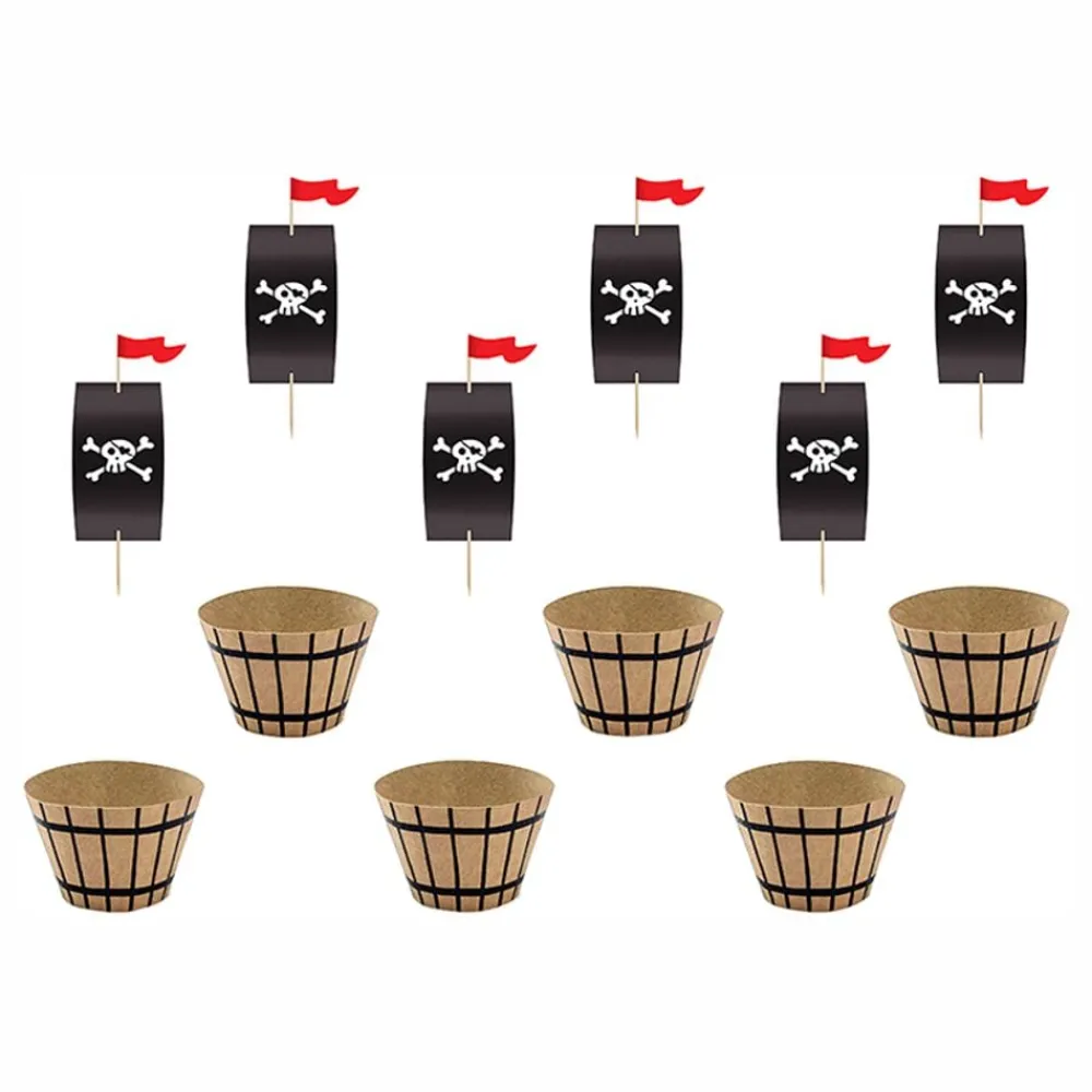 Clearance PartyDeco sp. z o.o. Cupcake Kit Pirater