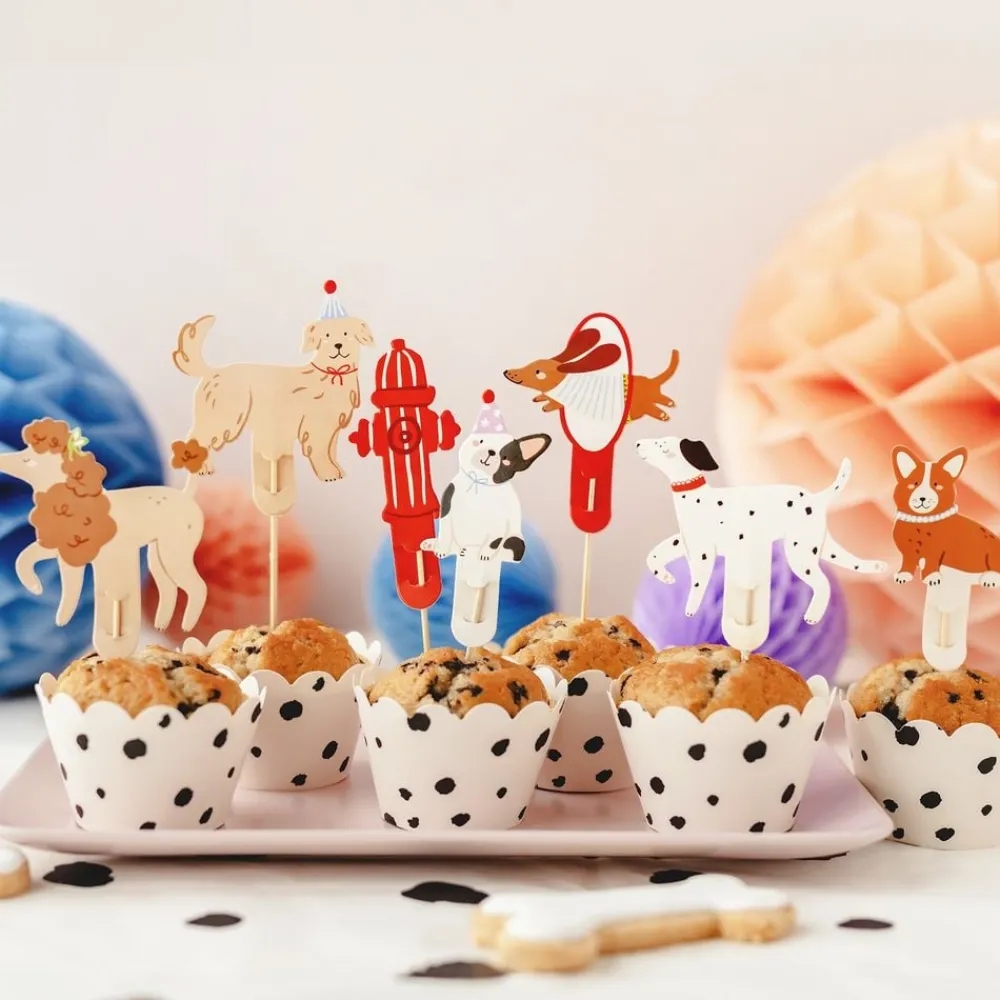 PartyDeco sp. z o.o. Cupcake Picks Hunde - Oppyntning|Bagning
