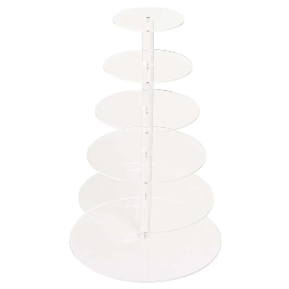 Discount Partyking AB Cupcakestativ i Akrylplast Seks Niveauer