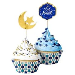 Boland Party Partners B.V. Cupcakesæt Eid Mubarak - Oppyntning|Bagning