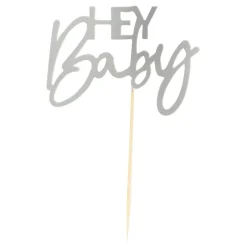 Ginger Ray Ltd Cupcake Toppers Hey Baby - Oppyntning|Bagning
