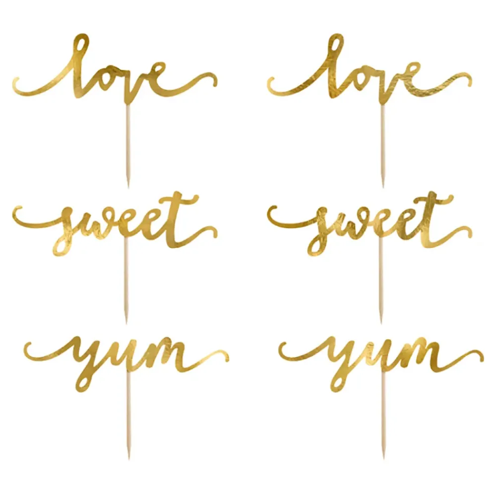 Hot PartyDeco sp. z o.o. Cupcake Toppers Love