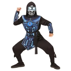 Widmann S.r.l. Cyber Ninja Børnekostume - Udklædningskostumer|Kostumetema
