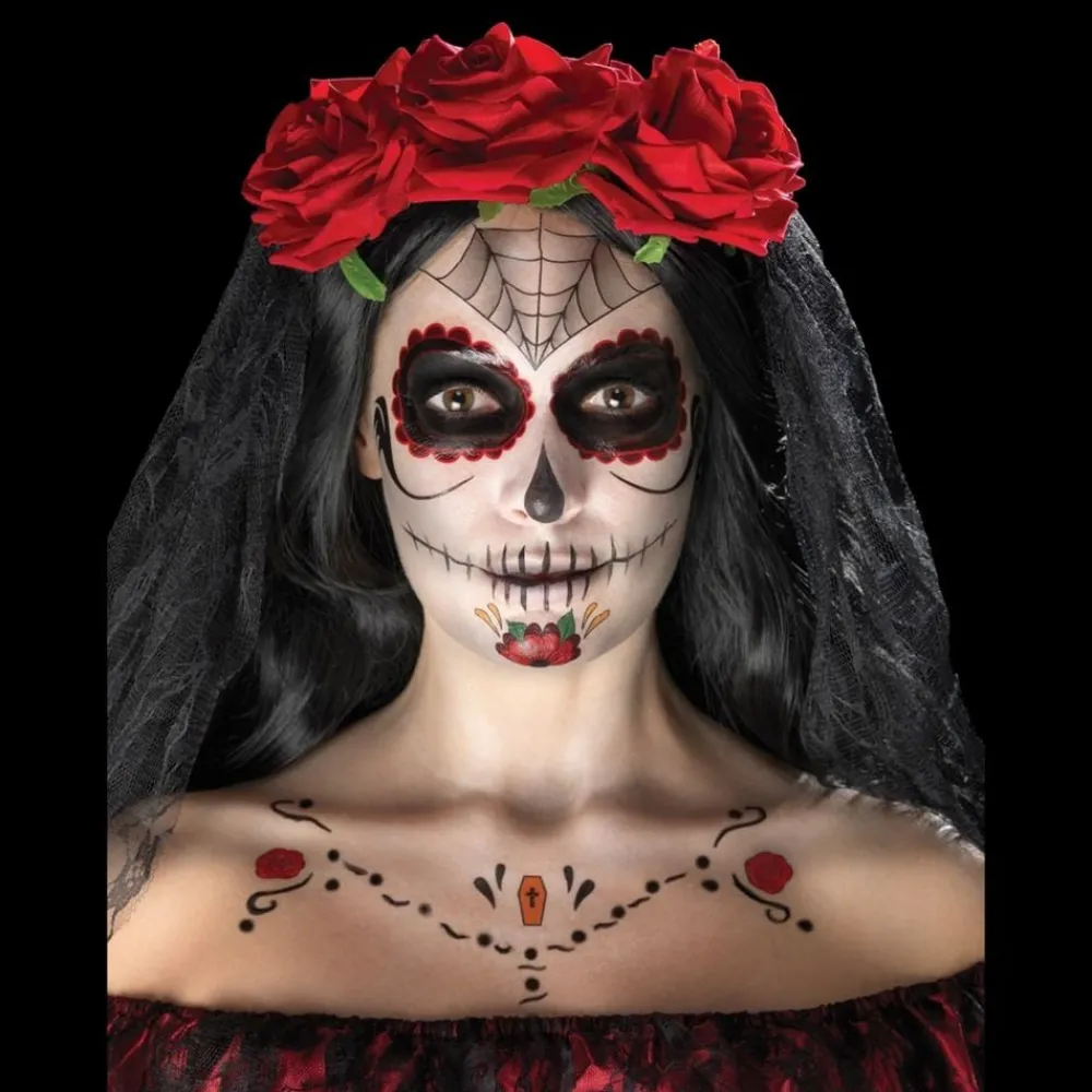 Discount Rubies Netherland B.V. Day of the Dead Ansigtstatoveringer