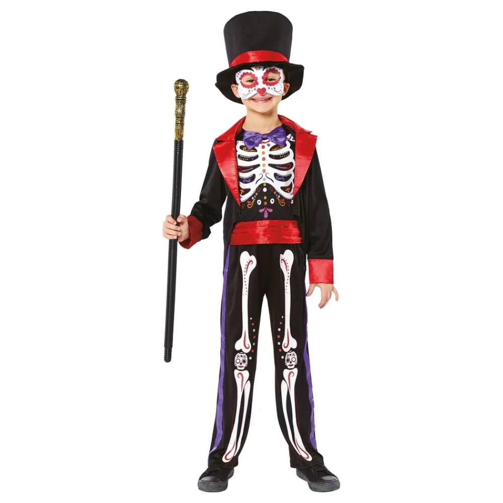 Reithmüller Europe GmbH Day of the Dead Børnekostume - Udklædningskostumer|Kostumetema