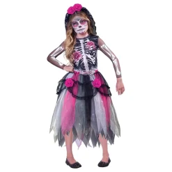 Reithmüller Europe GmbH Day of The Dead Spirit Børnekostume - Udklædningskostumer|Kostumetema