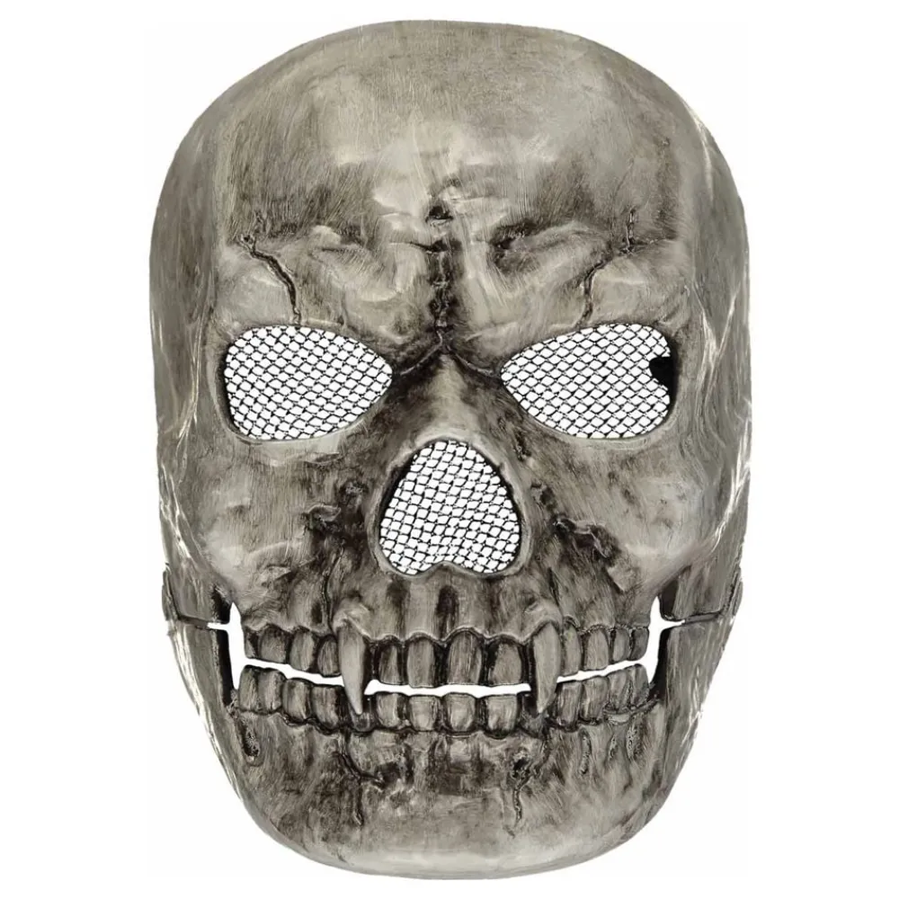 Reithmüller Europe GmbH Dødningehovedmaske med Bevægelig Kæbe - Masker