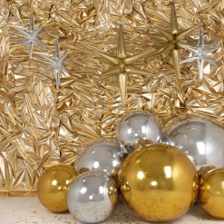 PartyDeco sp. z o.o. Dekorationsfolie Satin Guld - Hobby & Fritid|Oppyntning