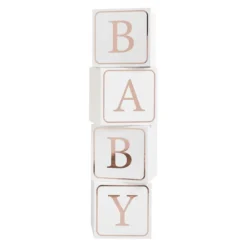 New CG Global Products Ltd Dekorationsklodser Baby Roséguld