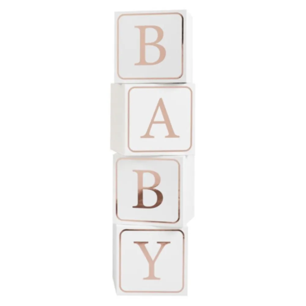 New CG Global Products Ltd Dekorationsklodser Baby Roséguld