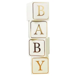 New CG Global Products Ltd Dekorationsæsker Baby Guld