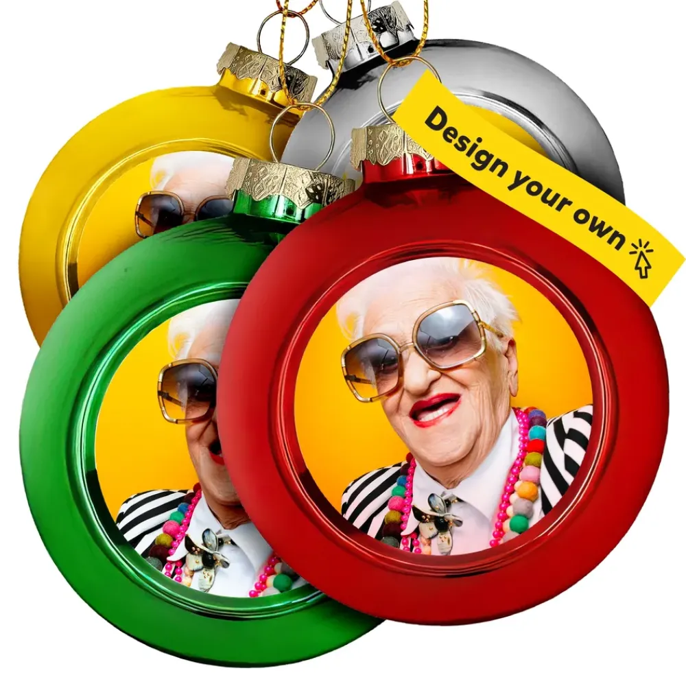 Partyking AB Design Din Egen Julekugle - Oppyntning