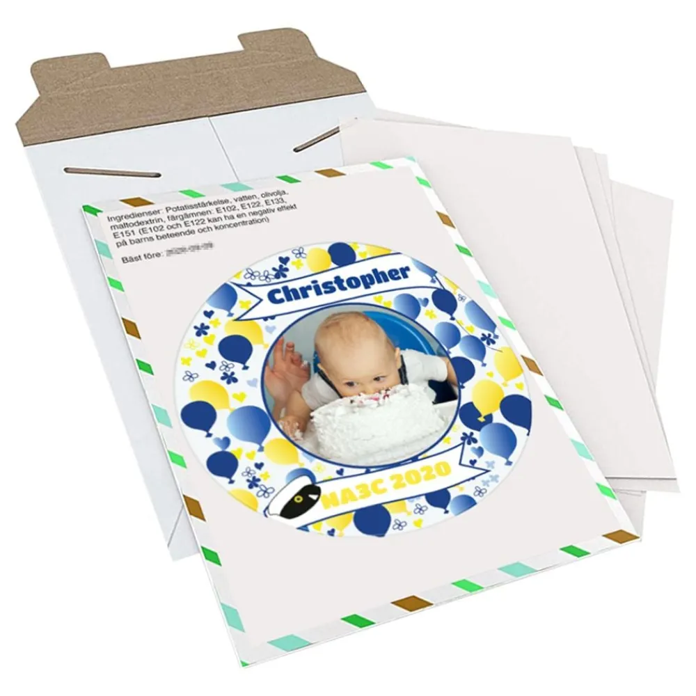 Edible Print Supplies Ltd Design Din Egen Kagebillede - Oppyntning|Bagning