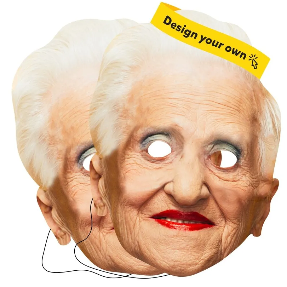 Partyking AB Design Din Egen Papmaske - Masker