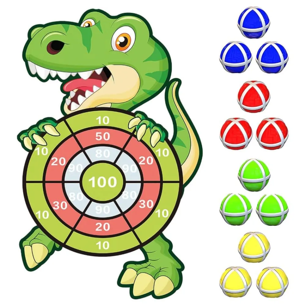 Original Cup SAS Dino Dart med Velcro-tavle - Festtilbehør|Spil & Leg