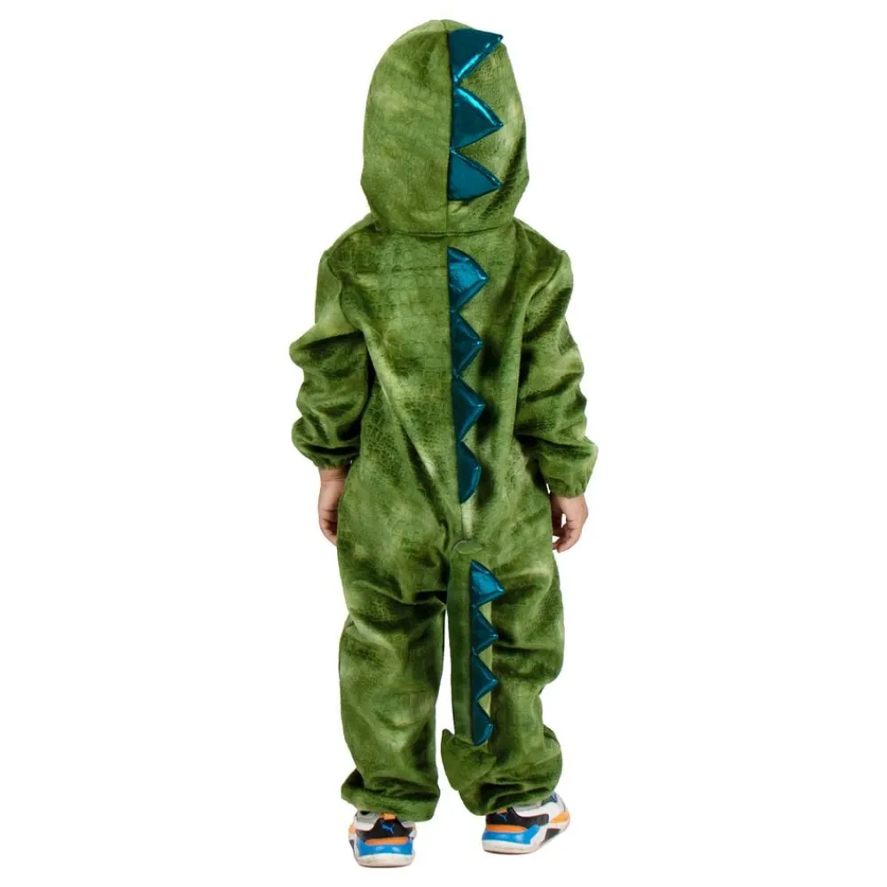 Folat B.V. Dinosaur Jumpsuit Børnekostume - Tøj|Udklædningskostumer