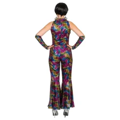 ESPA NV Disko Regnbue Jumpsuit Kostume - Udklædningskostumer|Kostumetema