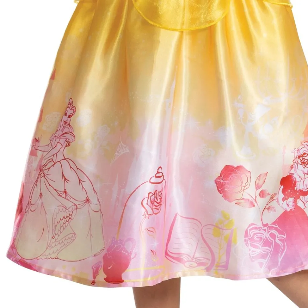 New Jakks Europe B.V. Disney Belle Klassisk Børnekostume