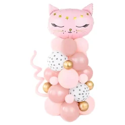 Discount PartyDeco sp. z o.o. DIY Ballonfigur Kat Lyserød