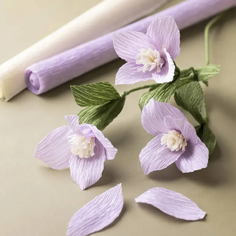 Creativ Company AB DIY Kit Crepepapir Blomster - Hobby & Fritid