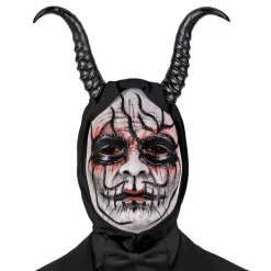 Widmann S.r.l. Dæmon med Horn Maske - Udklædningskostumer|Masker