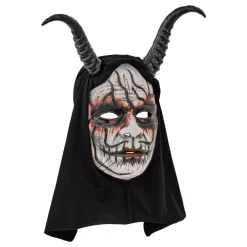 Widmann S.r.l. Dæmon med Horn Maske - Udklædningskostumer|Masker