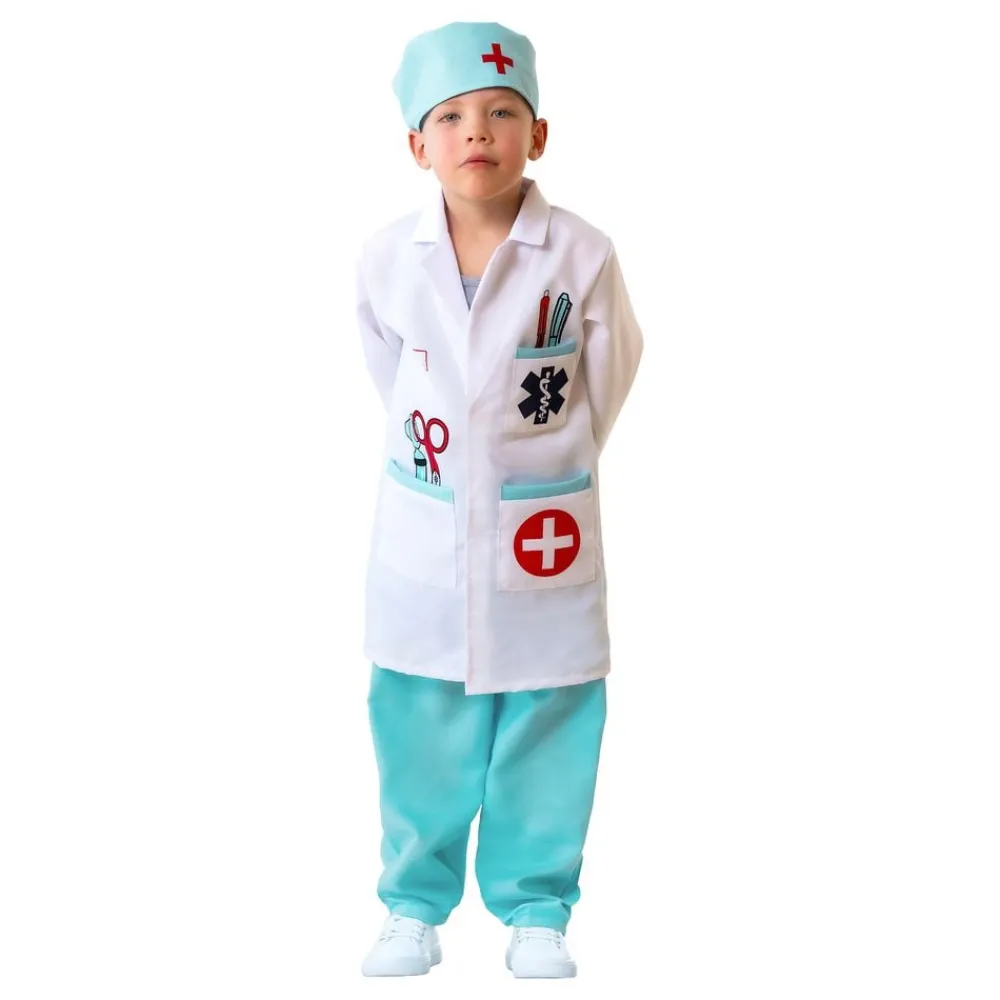 Folat B.V. Doktor Børnekostume - Udklædningskostumer|Kostumetema