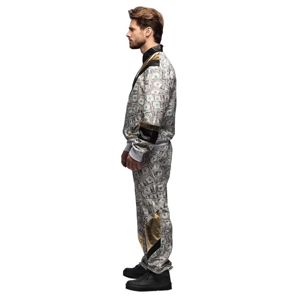 Boland Party Partners B.V. Dollar Dude Tracksuit Kostume - Udklædningskostumer|Kostumetema