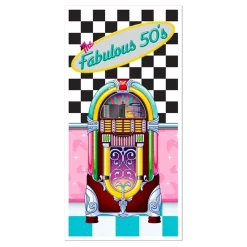 Three Sixty Degrees Ltd Dørdekoration Jukebox 1950'erne - Oppyntning|Kostumetema