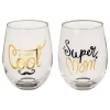 New Out of the blue KG Drikkeglas Super Mom & Daddy Cool